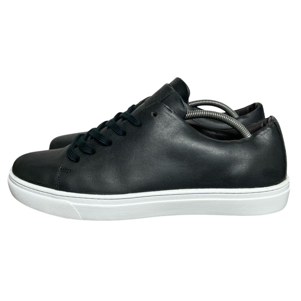 Helm The Xander Mens Size 11M Black Leather Sneakers Shoes Brazil WORN TWICE
